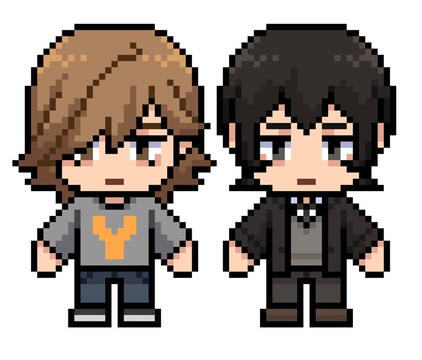 digital devil saga sprites idk you could do something w these surely (2021)