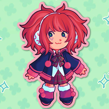 clover sticker/charm (2023)